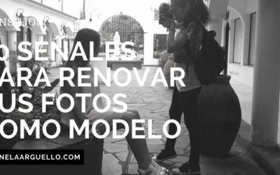 10 señales que te indican que necesitas renovar tus fotos como modelo