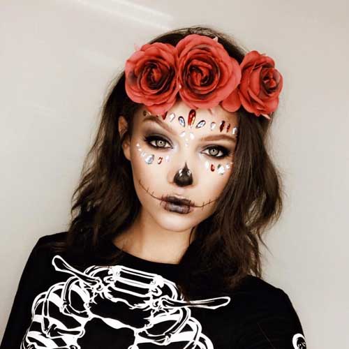 maquillaje-halloween-para-mujer - Leonela Arguello